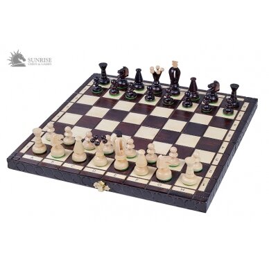 Šachmatai King's Medium 360x180x50mm, karalius 60mm 5 Šachmatai King's Medium 360x180x50mm, karalius 60mm 5