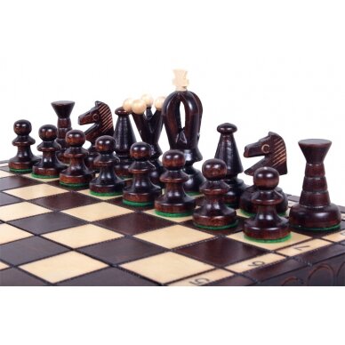 Šachmatai King's Small 300x150x50mm, karalius 60mm 4 Šachmatai King's Small 300x150x50mm, karalius 60mm 4