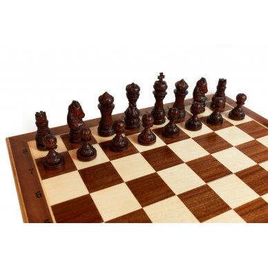Šachmatai Mars 590x295x70mm, karalius 125mm 3