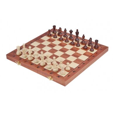 Šachmatai Olympic Small 350x175x45mm, Karalius 65mm 5