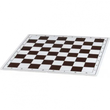 Šachmatų ir šaškių vinilinė lenta 430x430mm (sudedama) 1 Šachmatų ir šaškių vinilinė lenta 430x430mm (sudedama) 1