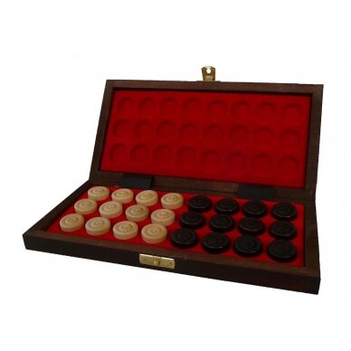 Šaškės Checkers 25x12,5x3cm 2 Šaškės Checkers 25x12,5x3cm 2