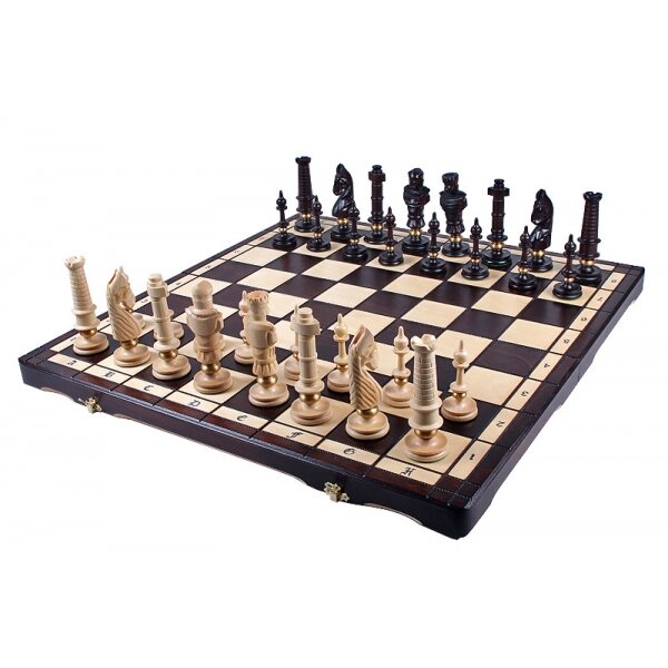 Šachmatai Royal DE LUX 650x325x80mm, karalius 130mm 2 Šachmatai Royal DE LUX 650x325x80mm, karalius 130mm 2