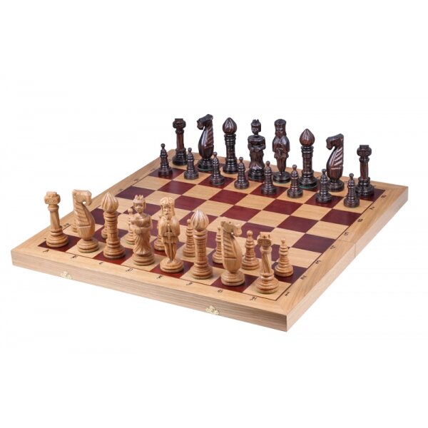 Šachmatai Royal OAK 650x325x80mm, karalius 150mm ąžuoliniai (Ekskliuzyvas) 3