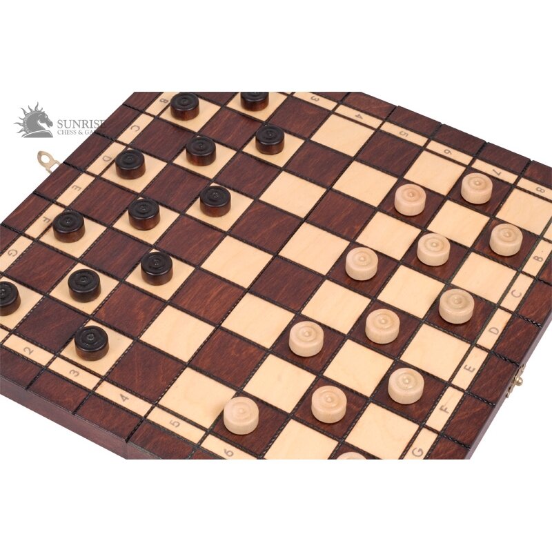Šachmatai ir šaškės Small 350x175x45mm, karalius 60mm 4 Šachmatai ir šaškės Small 350x175x45mm, karalius 60mm 4