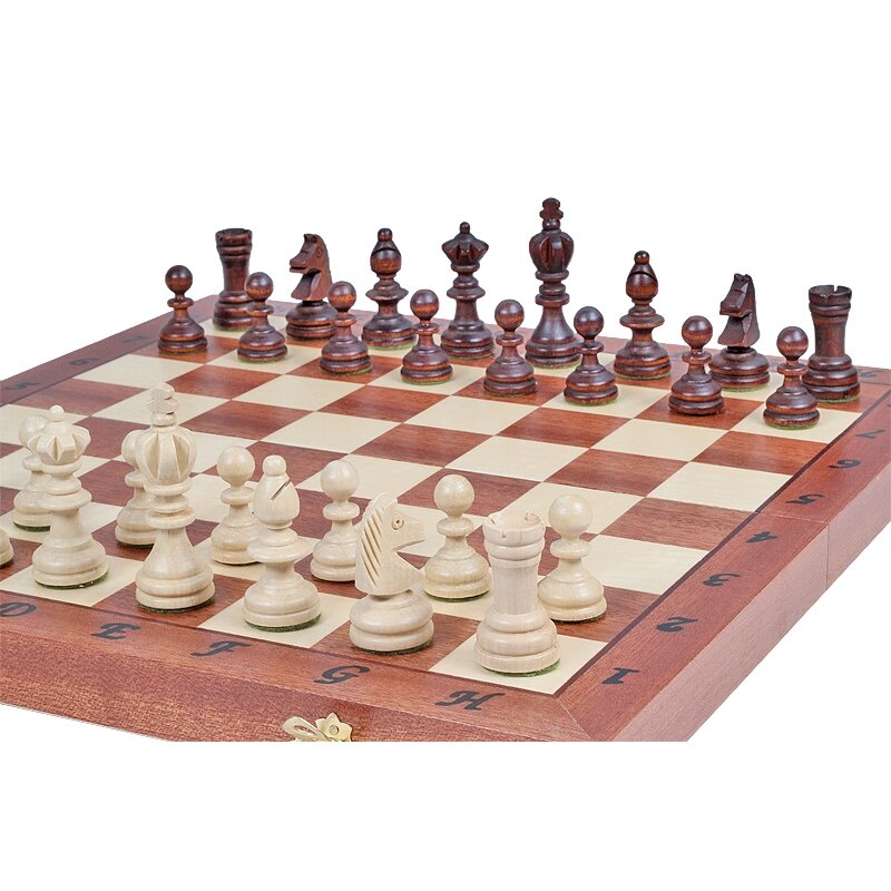 Šachmatai Olympic Small 350x175x45mm, Karalius 65mm