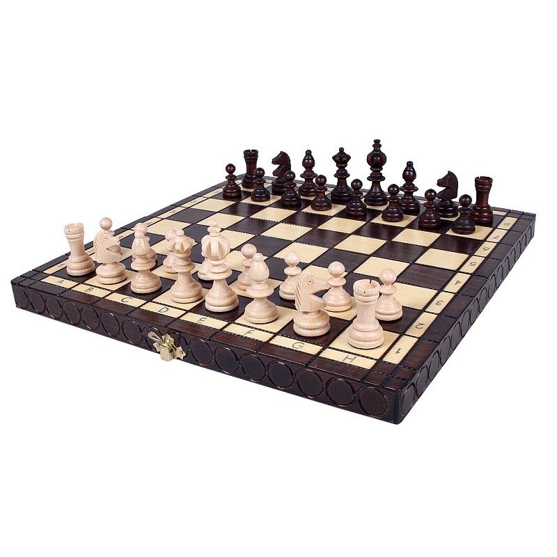 Šachmatai Olympic Small  360x180x50mm, karalius 65mm 4