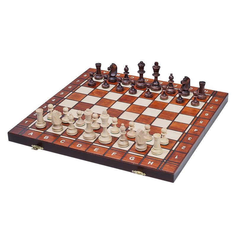 Šaškės, šachmatai, nardai (komplektas) 350x175x50mm, karalius 70mm Šaškės, šachmatai, nardai (komplektas) 350x175x50mm, karalius 70mm