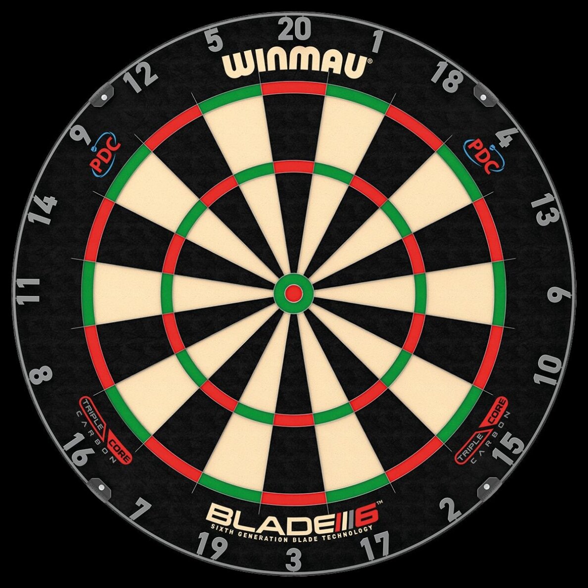 Smiginio taikinys Winmau Blade 6 Triple Core Dartboard Smiginio taikinys Winmau Blade 6 Triple Core Dartboard