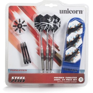 Smiginio strėlyčių rinkinys Unicorn Steel 700 25g Smiginio strėlyčių rinkinys Unicorn Steel 700 25g