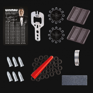 Smiginio strėlyčių dalių rinkinys Winmau Ultimate Dart Tune-Up Kit Smiginio strėlyčių dalių rinkinys Winmau Ultimate Dart Tune-Up Kit