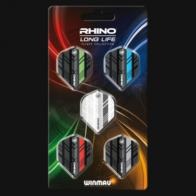 Smiginio strėlyčių sparneliai Winmau Rhino Dart Flight Collection Smiginio strėlyčių sparneliai Winmau Rhino Dart Flight Collection
