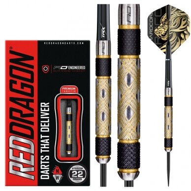 Smiginio strėlytės Red Dragon Golden Eye -24g Smiginio strėlytės Red Dragon Golden Eye -24g