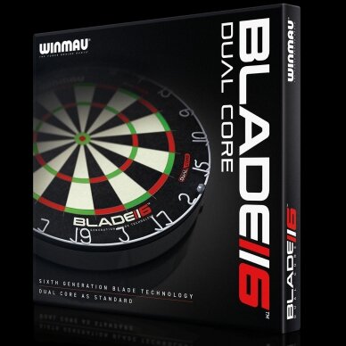 Smiginio taikinys Winmau Blade 6 Dual Core Dartboard 1 Smiginio taikinys Winmau Blade 6 Dual Core Dartboard 1