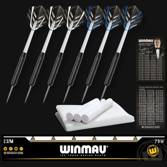 Smiginio taikinio rinkinys namelis Winmau Black Ash Profesional Dart set 2 Smiginio taikinio rinkinys namelis Winmau Black Ash Profesional Dart set 2
