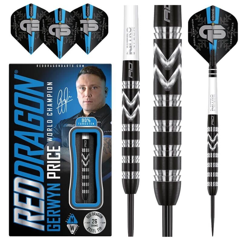 Smiginio strėlytės Red Dragon Gerwyn Price World Champion SE 3x26g