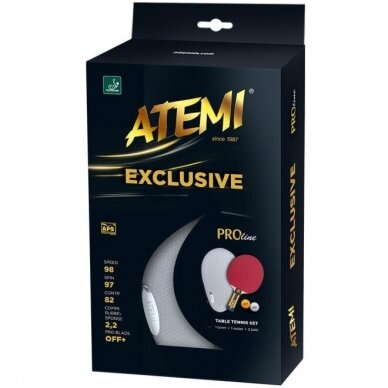 Stalo Teniso Raketė Atemi Exclusive Pro Line (Su Kietu Dėklu)