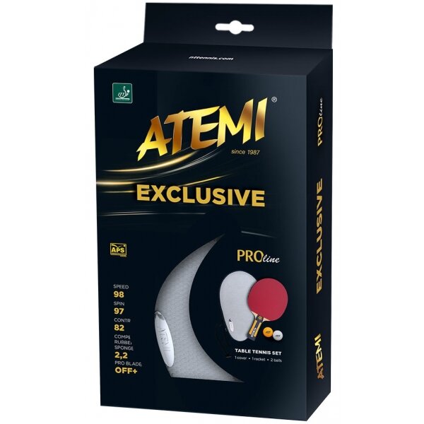 Stalo teniso raketė Atemi Exclusive Pro line (su kietu dėklu) Stalo teniso raketė Atemi Exclusive Pro line (su kietu dėklu)