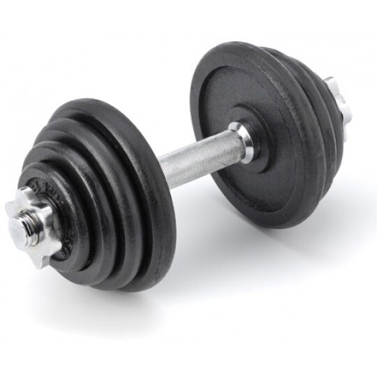 Surenkamas metalinis hantelis Prove 16kg Surenkamas metalinis hantelis Prove 16kg