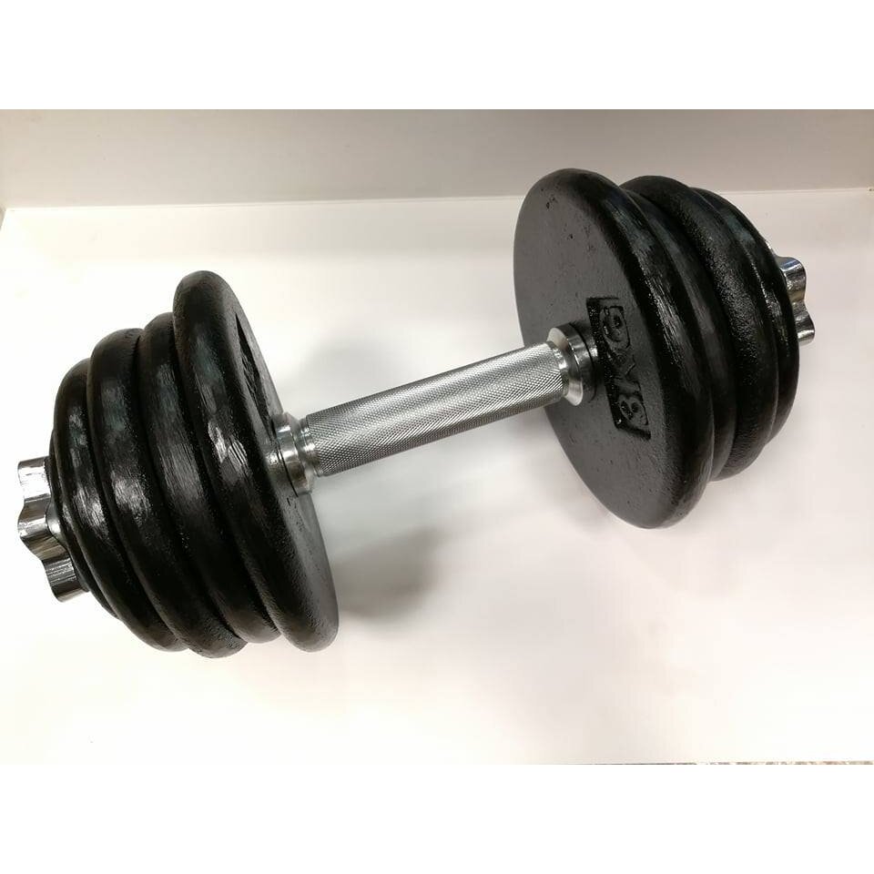 Surenkamas metalinis hantelis Prove 18kg 3 Surenkamas metalinis hantelis Prove 18kg 3