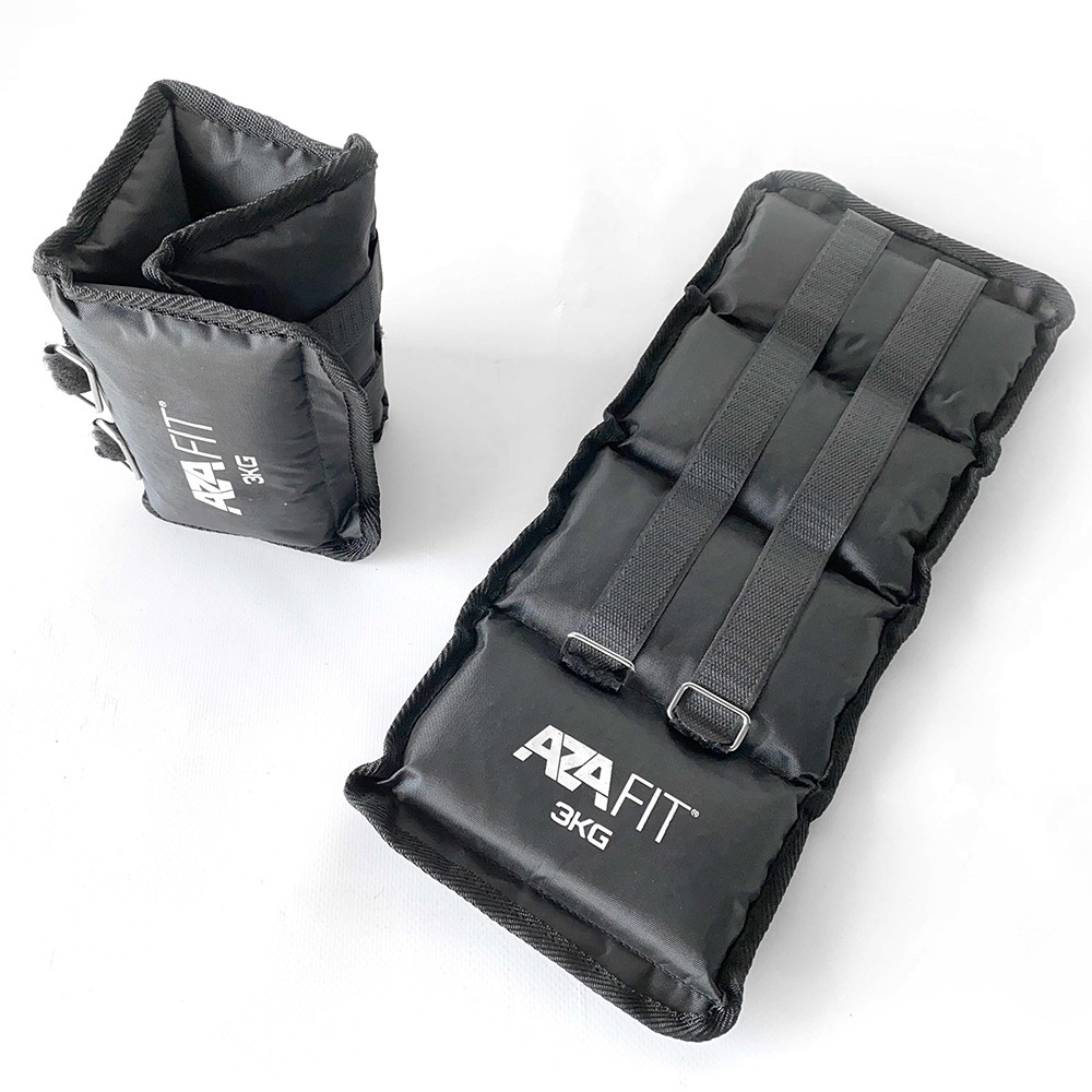 Svoriai ant kojų AzaFit 2x3kg Svoriai ant kojų AzaFit 2x3kg