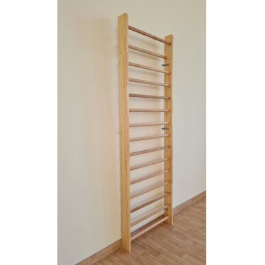 Švediška gimnastikos sienelė Wood-Line 2,5x0,90x0,15m 3 Švediška gimnastikos sienelė Wood-Line 2,5x0,90x0,15m 3
