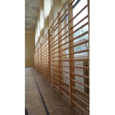 Švediška gimnastikos sienelė Wood-Line 3x0,90x0,10m Švediška gimnastikos sienelė Wood-Line 3x0,90x0,10m