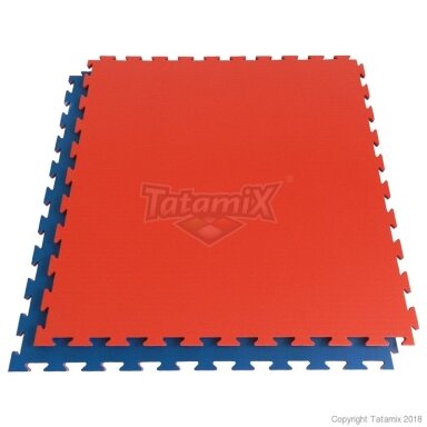 Tatamis XPE-FR 100x100x1,4cm (geltona/žalia) (pagal užsakymą)
