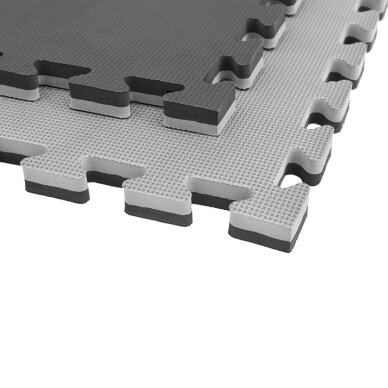 Tatamis Prove Eva 100x100x2cm (pilka/juoda) Tatamis Prove Eva 100x100x2cm (pilka/juoda)