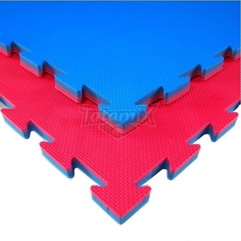 Tatamis EVA E20X 100x100x2,1cm (mėlyna/raudona) Tatamis EVA E20X 100x100x2,1cm (mėlyna/raudona)