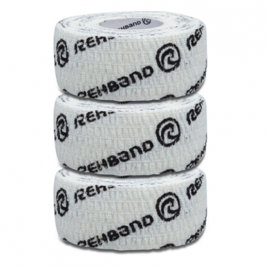 Teipas RX Athletic Power Wrap 25mm x 4.5m White/Black 1 Teipas RX Athletic Power Wrap 25mm x 4.5m White/Black 1