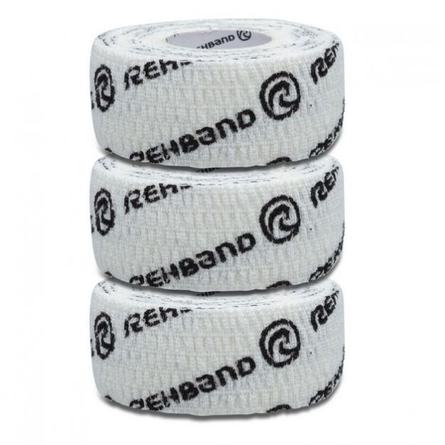 Teipas RX Athletic Power Wrap 25mm x 4.5m White/Black-White