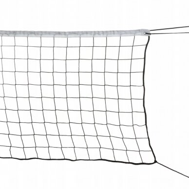 Tinklinio tinklas PP3mm 9,5x1m (baltas su trosu) Tinklinio tinklas PP3mm 9,5x1m (baltas su trosu)