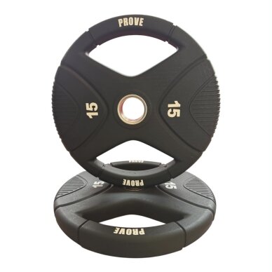 Uretaninis svoris Prove TPU 50mm 15kg Uretaninis svoris Prove TPU 50mm 15kg