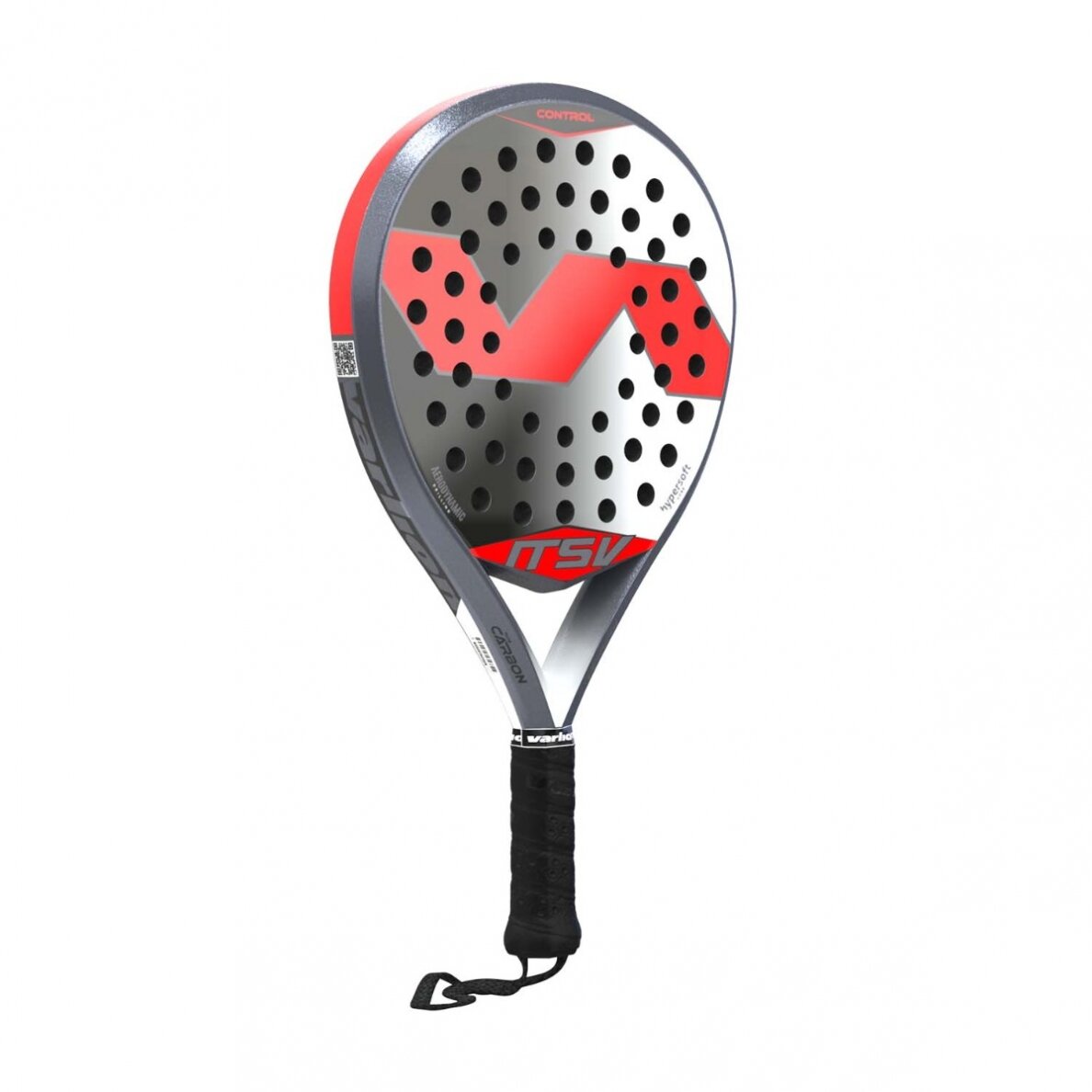 Varlion LW Hexagon 8.8 Padel Dark Grey/Red 1
